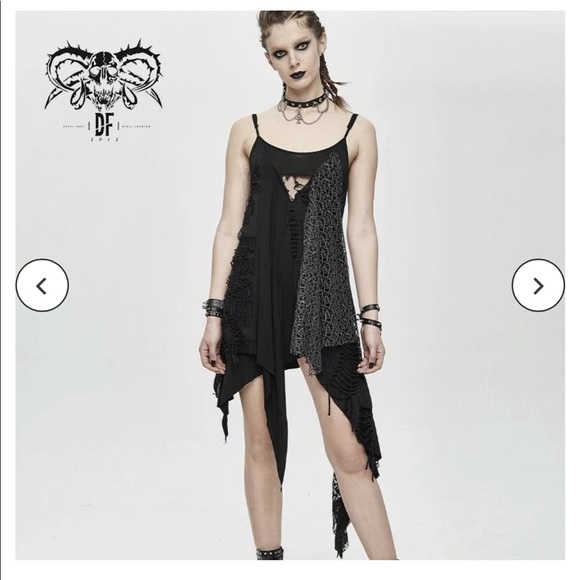 ‘April Ethereal’ Casual Punk Dress - Picture 2 of 6